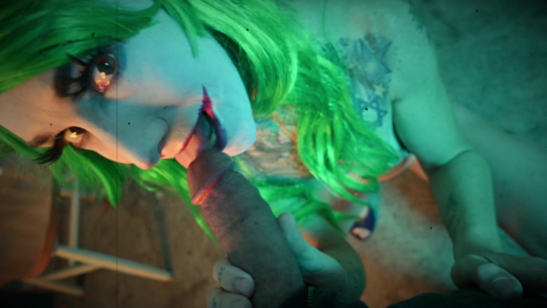 PNW Porn: Joker Sucks Cock a Cosplay Makeup Facial