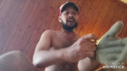 Stink HairyMale: Sperm Rag