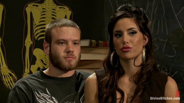 Divine Bitches by Kink: Gia Dimarco Milks Prostate Till Slaveboy Cums Without Her Ever...
