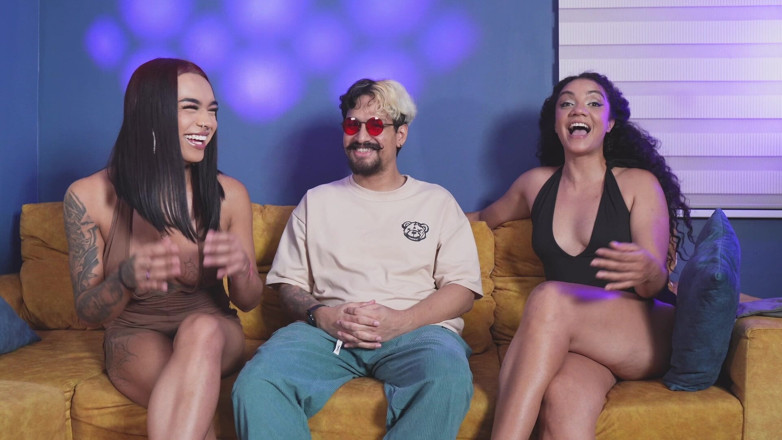 Mvstery TS: Sex with the Busty Trans and the Big Ass Brunette -...