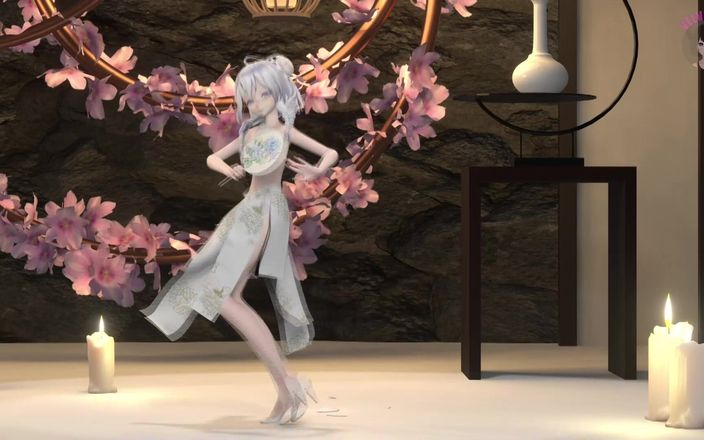 Velvixian: Une adolescente mignonne danse en montrant ses seins