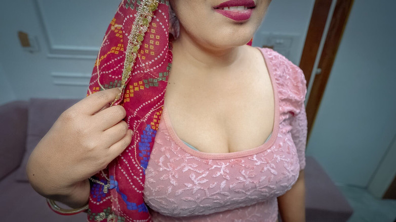 Kajal_pro: India Haryanvi madrastra consigue semen en la cara por su...