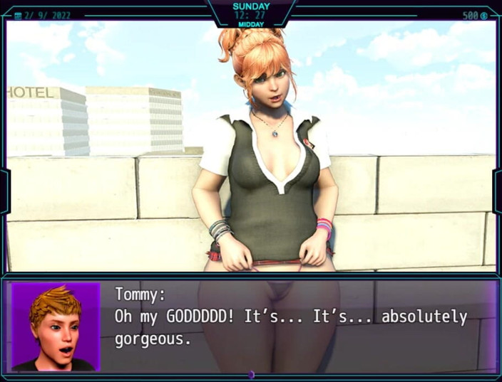 XXX Games Bunk: My New Life Revamp - Gameplay - Roleplay - Sarah - Rooftop Ass Eating -...