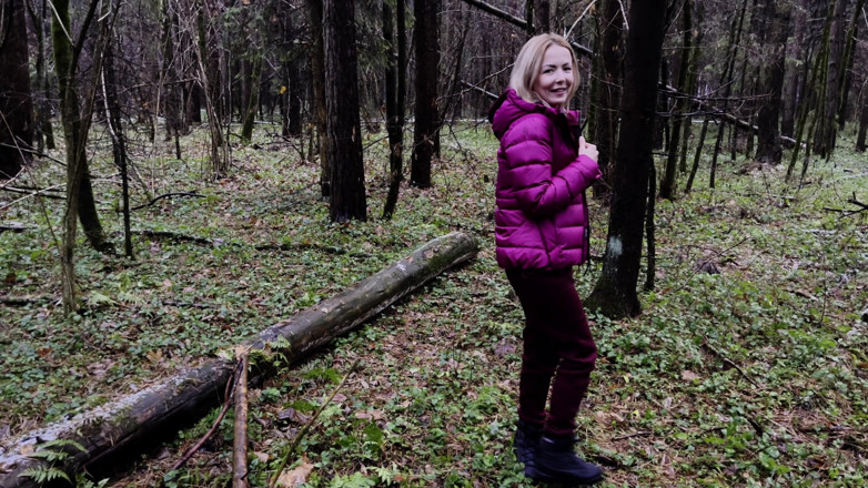 BarbaraXO: Outdoor blowjob and deepthroat in in the forest