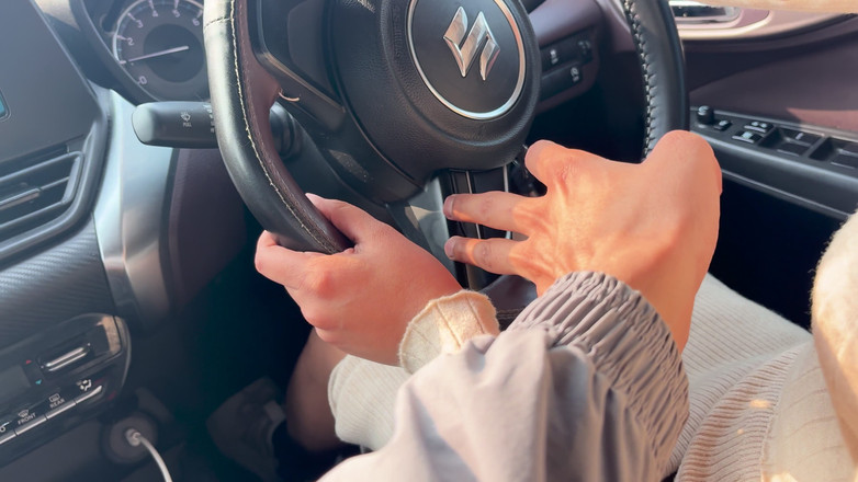 Danny_Duck: ड्राइविंग सबक देते हुए मेरी सौतेली बहन को लगभग चोदा