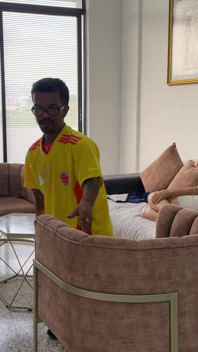 My Best Friend Crying While I His Wife for Losing the Colombia Vs Portugal Match Bet.