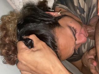 MILF only studio: Homemade Step Mommy Gets Rough Facefuck and Swallows Cum