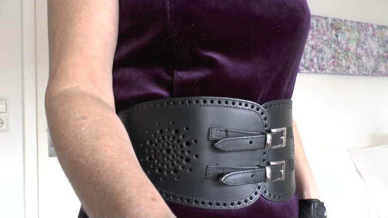 Lady Victoria Valente: Wide, Tight Belts Part 81 - Lady Victoria Valente