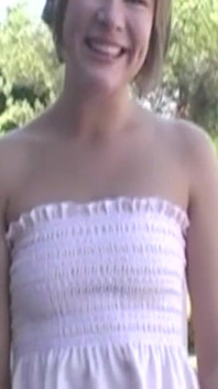 Skinny Brunette Teases Outdoors Then Gets Pounded Hard Indoors