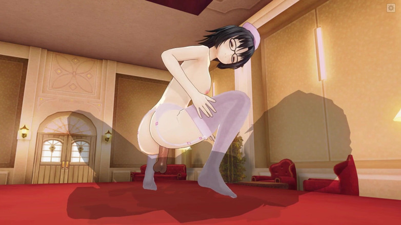 H3DC: 3D Hentai cummed all over the nurse's back