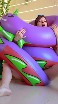 I Am the Prey of a Giant Inflatable Snake