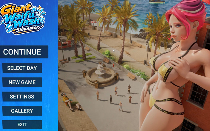 Adult Games by Andrae: Riesiges Waifu Wash Simulator Gameplay Teil 1 - Erster Putzen Für Vellory