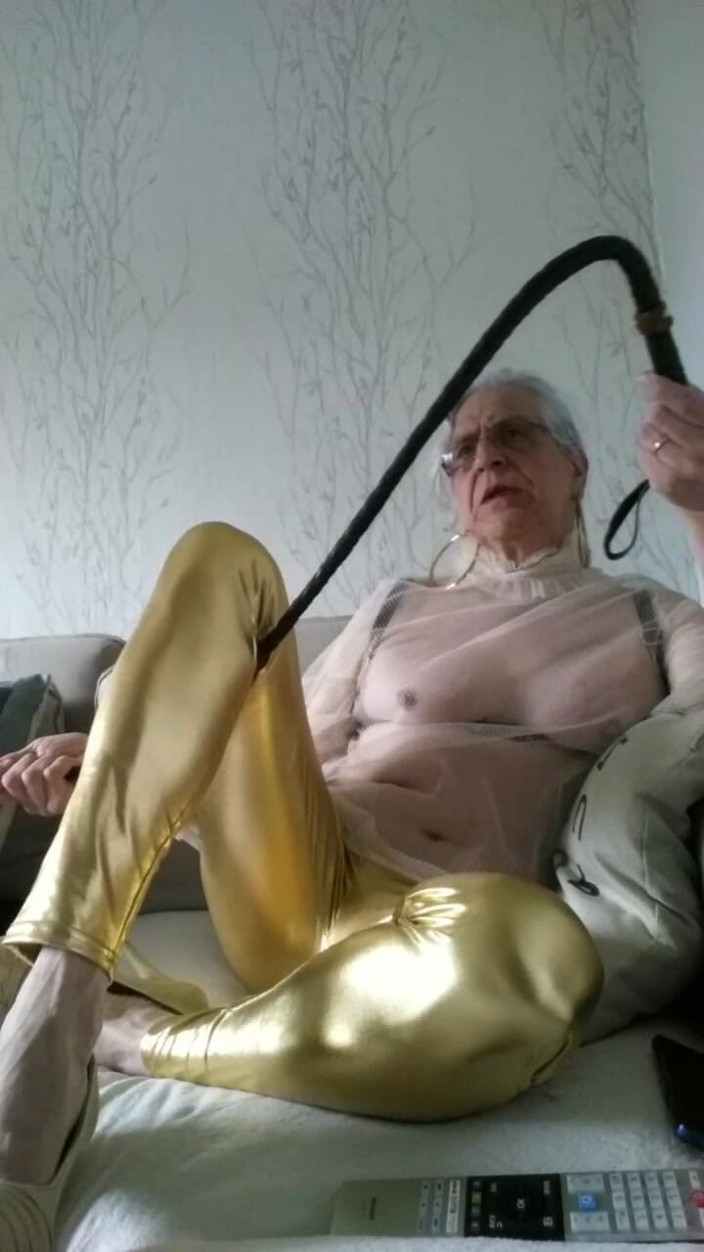 Carlatx: Whore in Leggings with a Whip