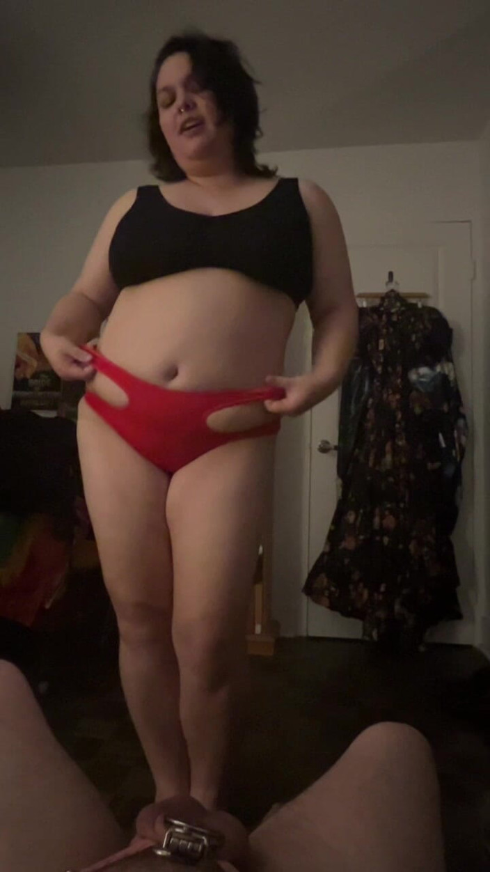 MyPrejacBoyfriend: Chastity Cuck Teasing! Dirty Talk Sph &amp; Showing Him Pictures of...
