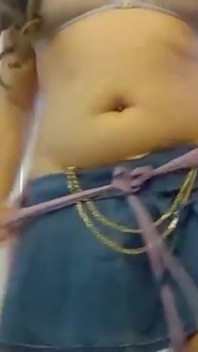 Belly Dance Erotic Stripping Belly Short Mini Skirt Asian Dancer