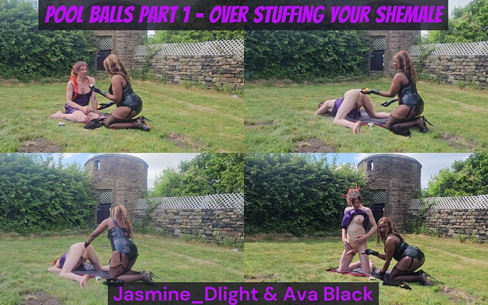 Jasmine Dlight - UK's most extreme anal porn star: Jasmine_dlight &amp; Ava Black - ビリヤードボール パート 1 - ニューハーフを屋外に詰める