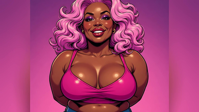AI Porn: Chubby Black Women Art