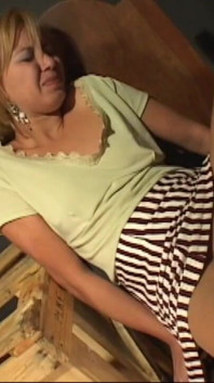 Brazilian slut training stretches her pussy to the limit