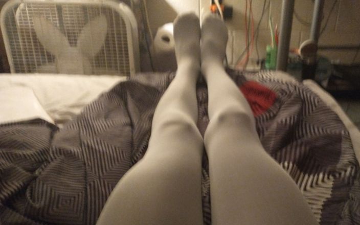 Cum on tights: I Have My Green 50 Denier Tights on Under My Faux...
