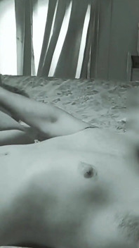 Hot wife with big ass and tits caresses and sucks my dick while I rest, cleans me up and goes backf