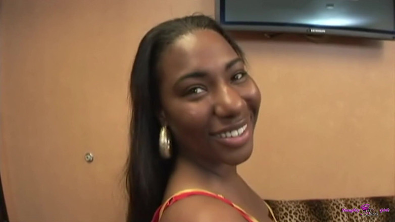 Naughty Black Girls: POV Sweet Big Natural Tits Black Girl India Gently Tries...