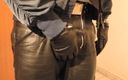 GERMANE_XL: Leather Cop 50 Cock Play &amp; Piss