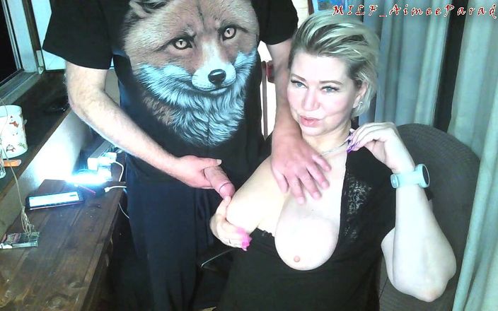 Aimee Paradise: The old Fox squeezes the tits of his eternally young...