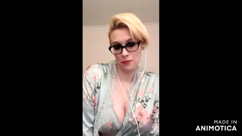 Anna Cherry 69: Recording of me teasing in my lingerie live on cam