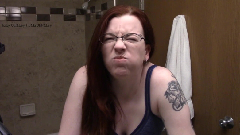 Lily O'Riley: Shirtless toothbrushing