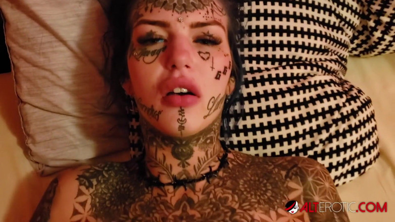 Alt Erotic: Inked up beauty Amber Luke craves a big cock
