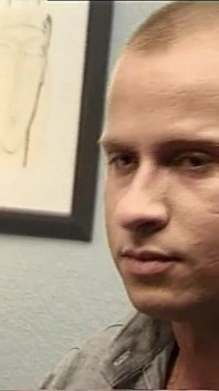 The Two Sluts Look Him in the Eyes While They Suck Him Before Getting Fucked
