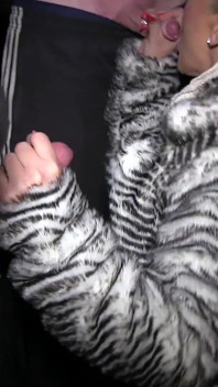 Mature British Slut in a Fur Coat Drives Out Into the Night to Become a Dogging Slut
