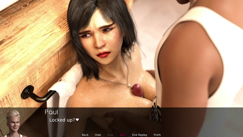 Porngame201: LISA #32 - душ з Полом - порно ігри, 3d хентай, ігри для дорослих, 60 кадрів в секунду