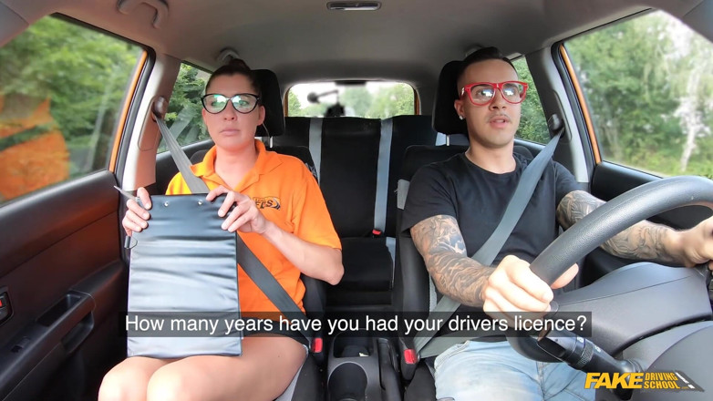 Fake Driving School: Rough Sex for Sexy New Instructor