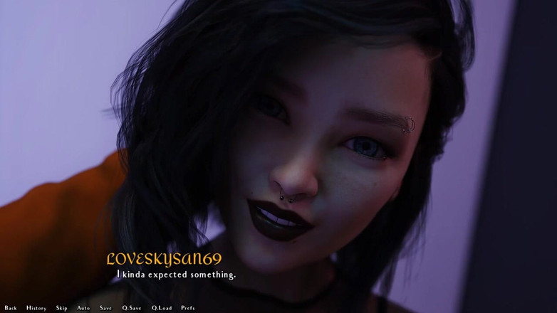 LoveSkySan69: Będąc Dik 0.7.0 Część 171 Gorąca dziewczyna w pończochach i spódnicy seks...