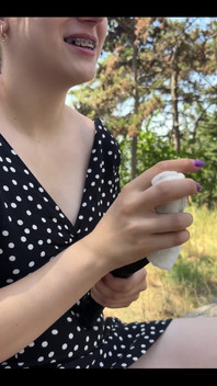 Cleaning My Faithful Boy After a Good Day's Work