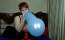 Anna Devot and Friends: Annadevot - Play with penis balloons