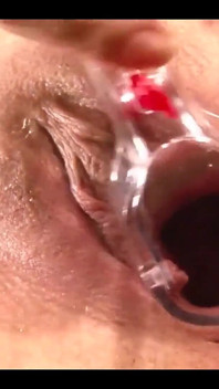 Cougar Plays with Ladle and Speculum