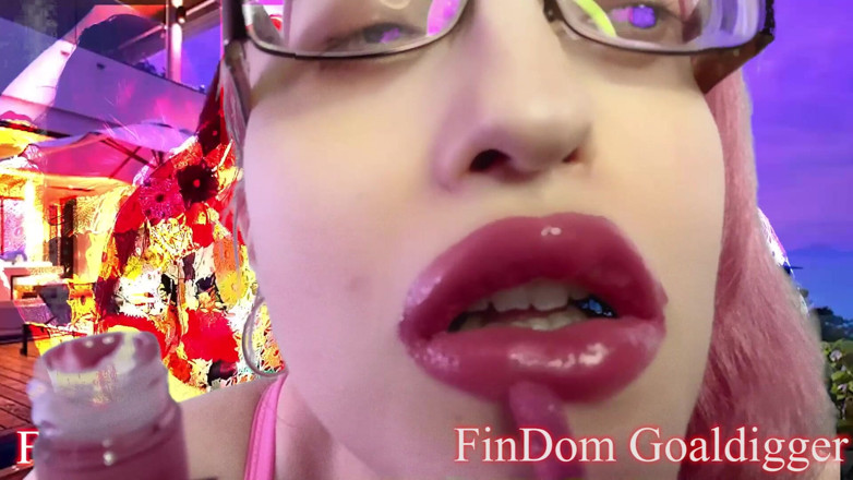 FinDom Goaldigger: LipGloss transformed you into iPhone