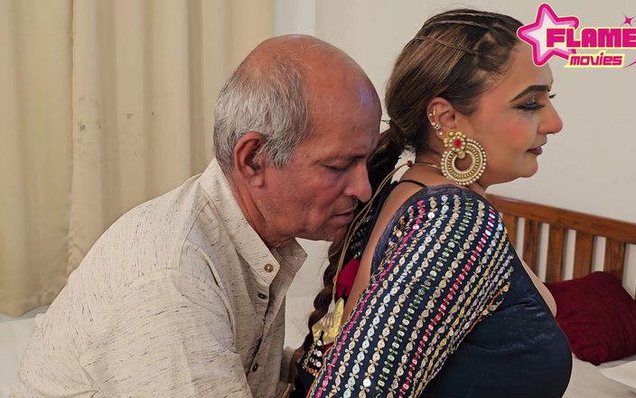 Flame Movies: Hema Bhabhi Desi sex ny pojke våt fitta (hindi ljud)