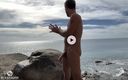 BLESHWORLD: Tim Blesh Big Cumshot Outdoor on a Nude Beach