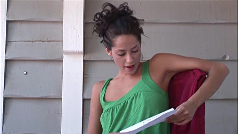 Xtime Network: Brunette doing a test
