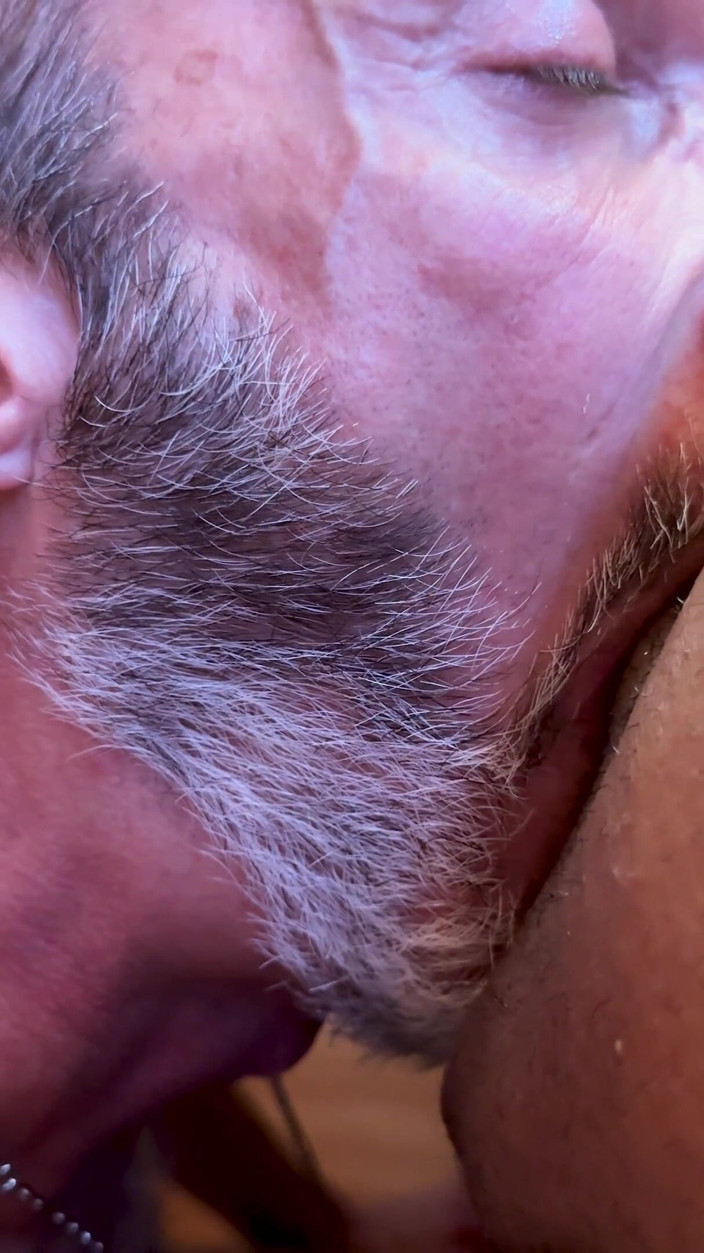 Chub big ricky: Mature Submissive Sucks Fat Bear's Thick Cock Part 1