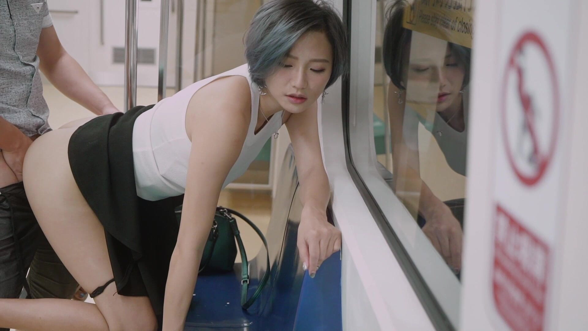 Scene with Asian horny babe in subway - Perv Milfs n Teens 