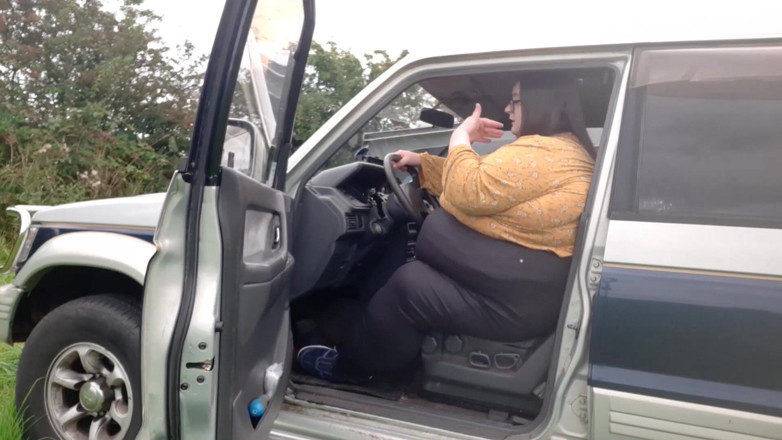 SSBBWLadyBrads: SSBBW big girl big car problems