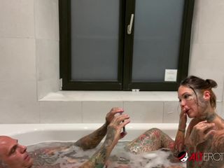 Alt Erotic: Tattooed hottie Lucy ZZZ fucked hard in the bathtub