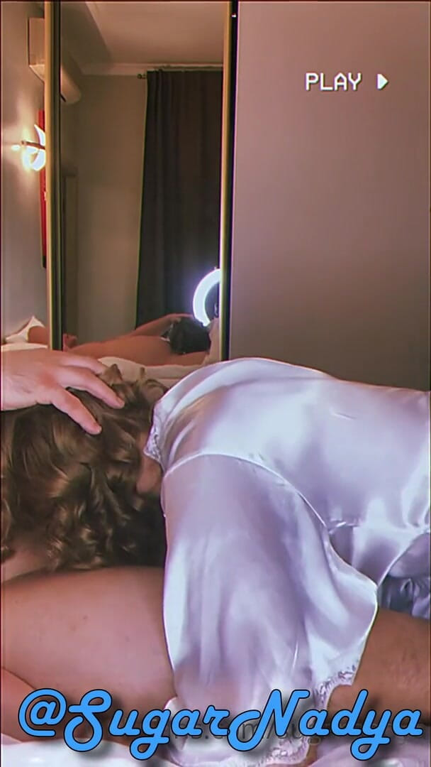 SugarNadya: I swallow his dick so deeply that it seems that...