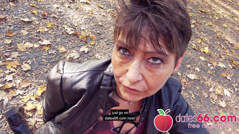 Dates66: Needy almost GILF gets common park bang in Berlin