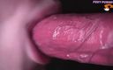 VioletPurpleFox: Close-up: Melhor boquete ordenhando em sua vida, chupando pau asmr