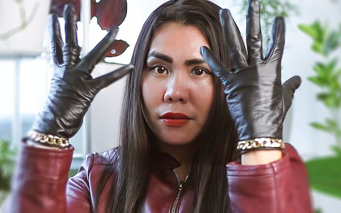 Domina Fire: Leather Fetish Asmr with Gloves